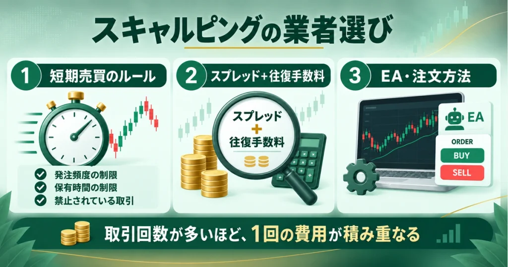 スキャルピング向けの海外FX業者