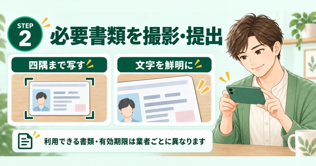 本人確認書類を提出する